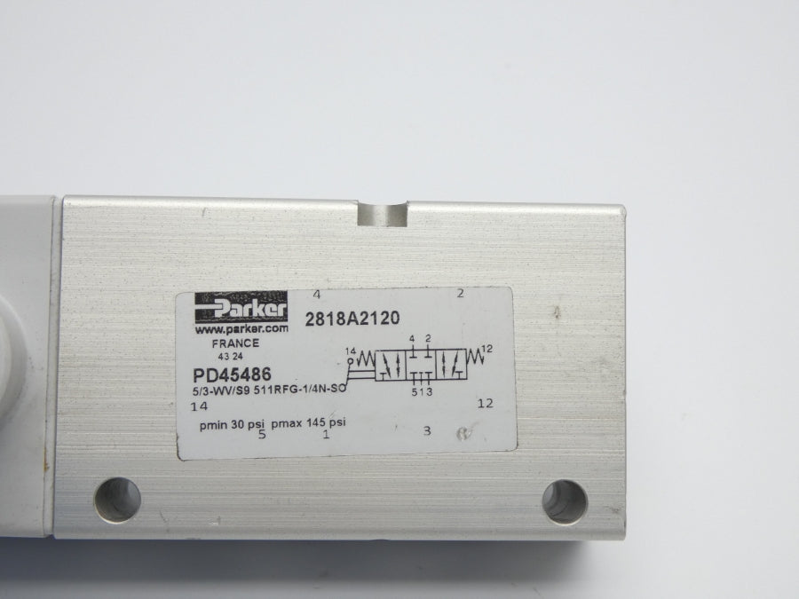 PARKER PD45486 2818A2120 145PSI NSNP