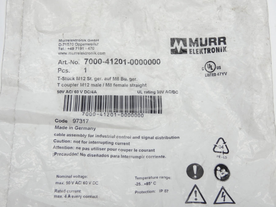 MURR ELEKTRONIK 7000-41201-0000000 60VDC 4A NSMP