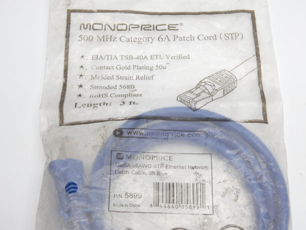 MONOPRICE 5899 6A  3' NSMP