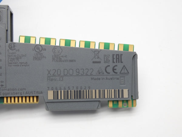B&R AUTOMATION X20DO9322 REV. J3 24VDC NSMP