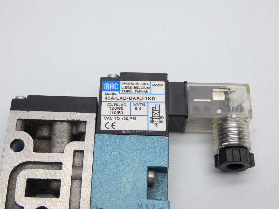 MAC 45A-LAD-DAAJ-1KD 110/120V 120PSI NSNP