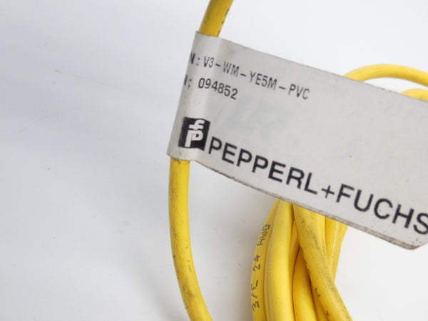 PEPPERL+FUCHS V3-WM-YE5M-PVC 094852 75VDC 4A UNMP
