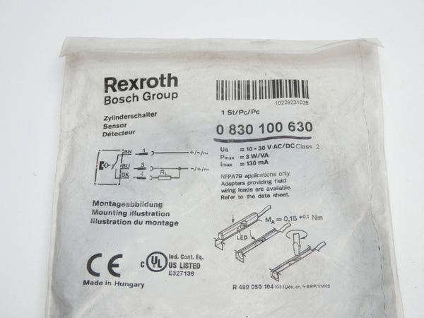 REXROTH 0830100630 10-30VAC/DC NSMP