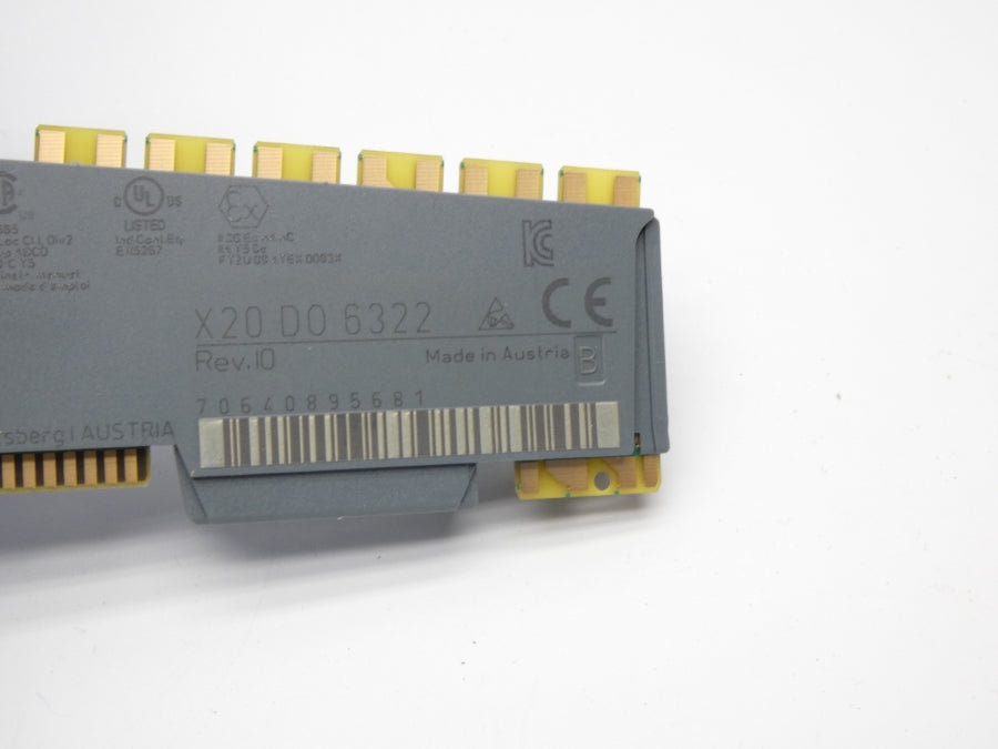 B&R AUTOMATION X20DO6322 REV. I0 24VDC NSMP