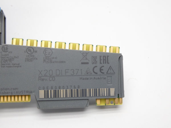B&R AUTOMATION X20DIF371 REV. C0 24VDC NSMP