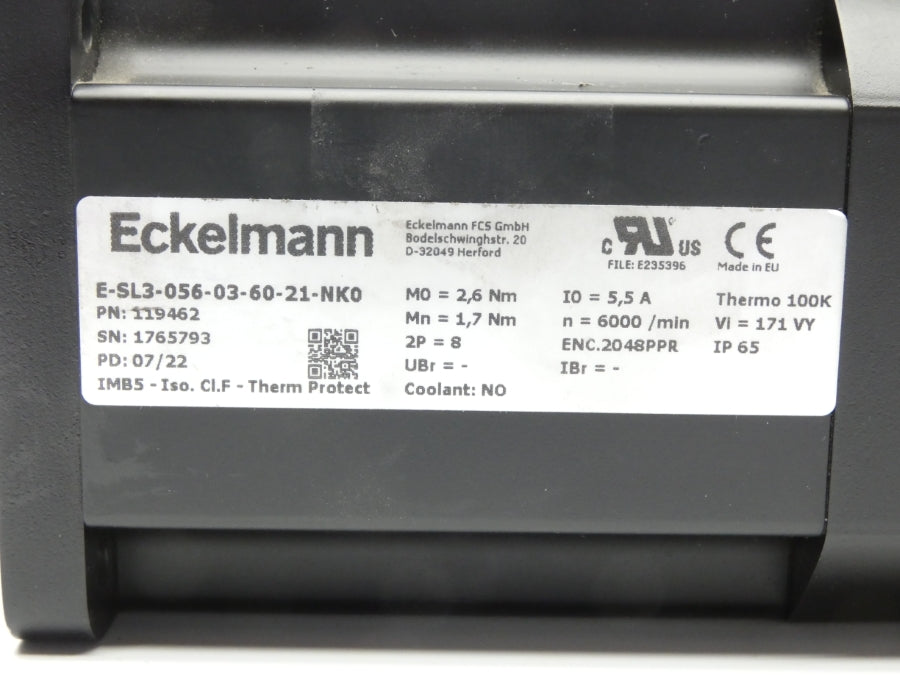 ECKELMANN E-SL3-056-03-60-21-NK0 119462 5.5A NSNP