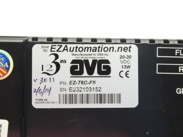 EZAUTOMATION EZ-T6C-FS 20-30VDC 1.2A NSNP