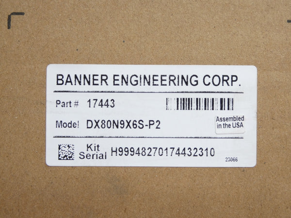 BANNER ENGINEERING DX80N9X6S-P2 17443 NSMP