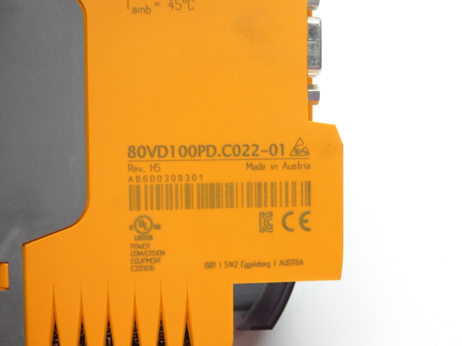 B&R 80VD100PD.C022-01 REV. H5 18-80VDC 16.4A NSNP
