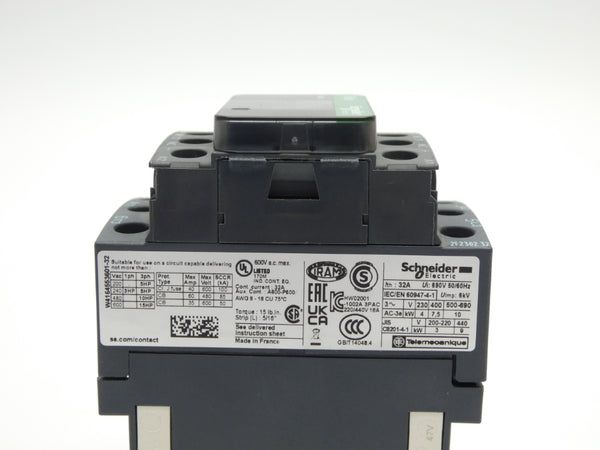 SCHNEIDER ELECTRIC LC1D18BD 24VDC 32A (GREEN) NSNP