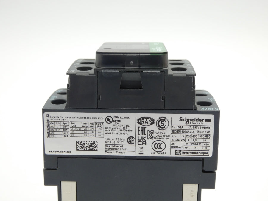 SCHNEIDER ELECTRIC LC1D18BD 24VDC 32A (GREEN) NSNP