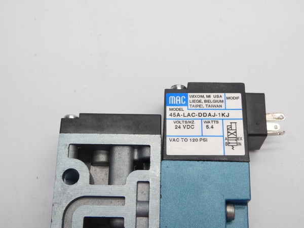 MAC 45A-LAC-DDAJ-1KJ 24VDC 120PSI NSNP