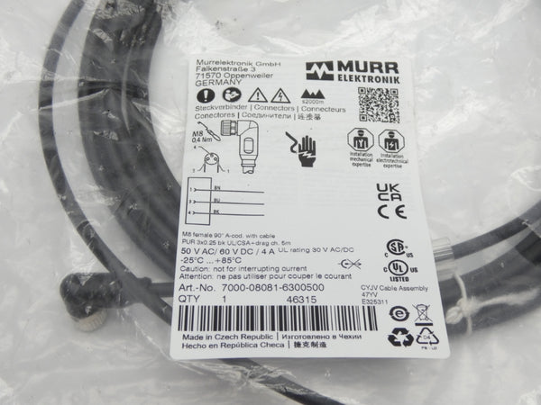 MURR ELEKTRONIK 7000-08081-6300500 60VDC 4A NSMP