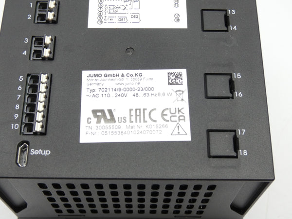 JUMO 702114/9-0000-23/000 110-240VAC NSMP