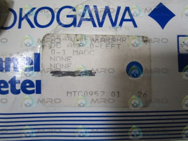 YOKOGAWA PANEL METER 254400FAFA8AHR (AS PICTURED) NSMP