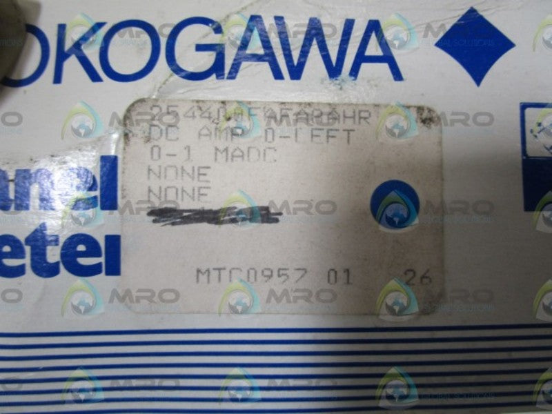 YOKOGAWA PANEL METER 254400FAFA8AHR (AS PICTURED) NSMP