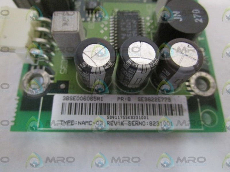 ABB NAMC-03 3BSE006065R1 INVERTER CONTROL BOARD  UNMP