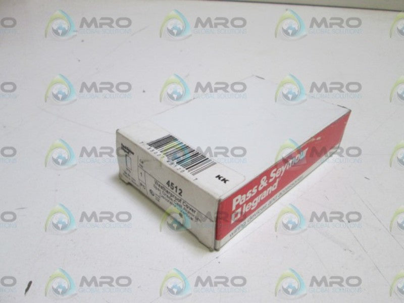 PASS & SEYMOUR WEATHERPROOF COVER 4512 NSMP