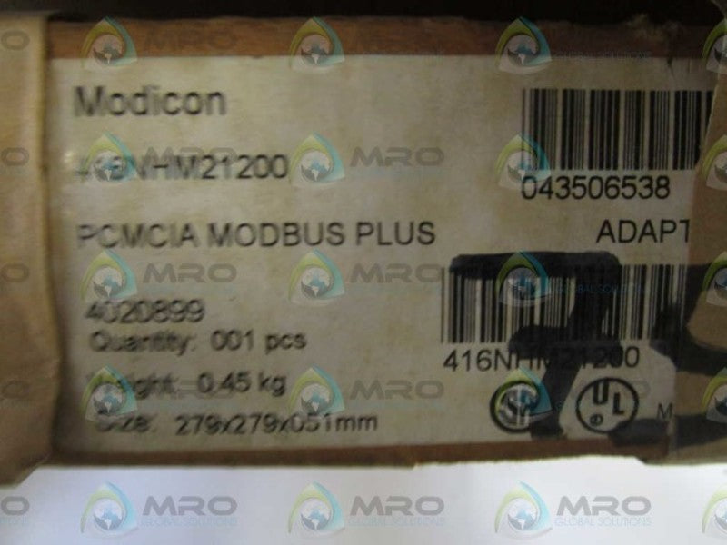 AEG MODICON 416NHM21200 PCMCIA MODBUS PLUS NSMP