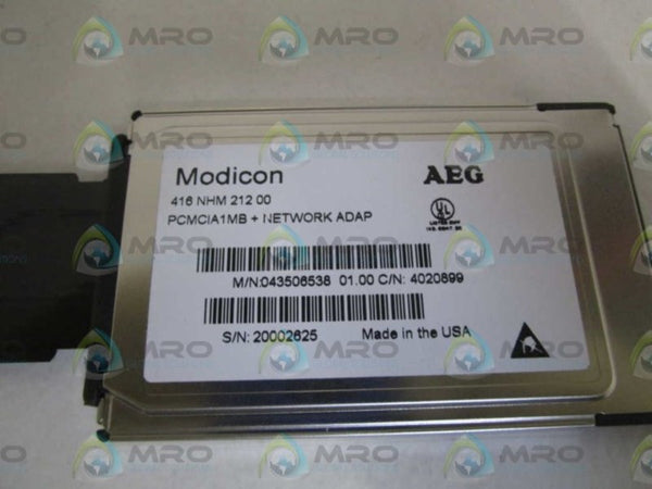 AEG MODICON 416NHM21200 PCMCIA MODBUS PLUS NSMP