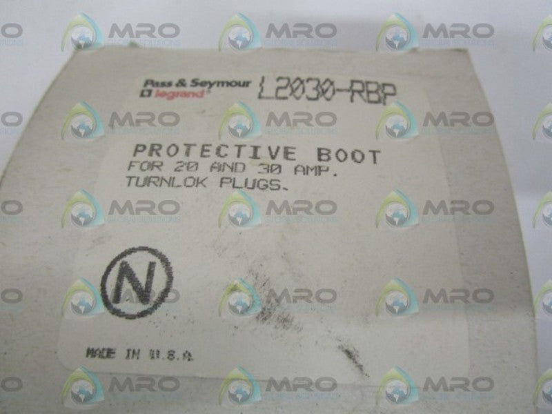 PASS & SEYMOUR L2030-RBP PROTECTIVE BOOT NSMP