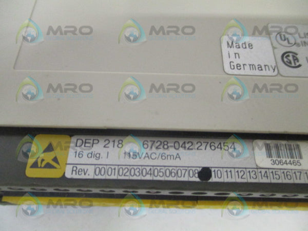 AEG DEP218 6728-042.276454 INPUT MODULE NSNP