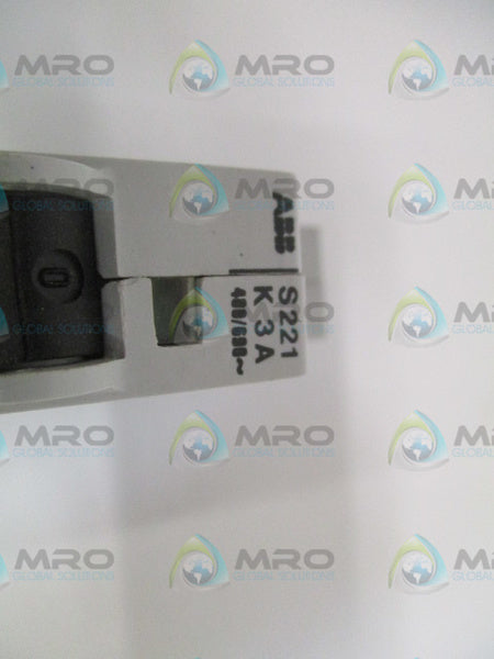 ABB S221-K3 CIRCUIT BREAKER 3A  NSNP