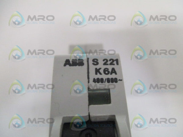 ABB S221-K6 CIRCUIT BREAKER 6A  NSNP