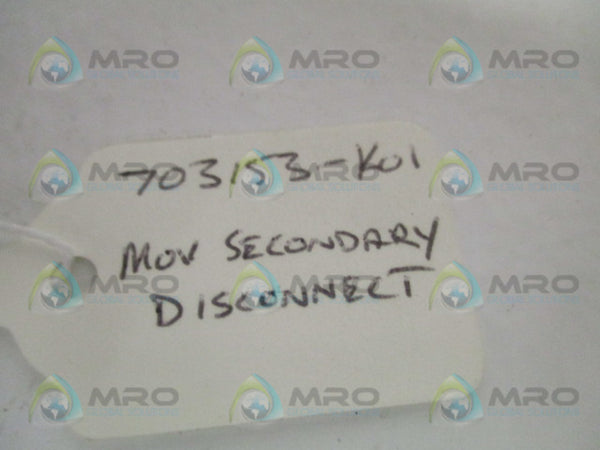 ABB 703153-K01 MOVING SECONDARY DISCONNECT SWITCH ASSEMBLY  NSNP