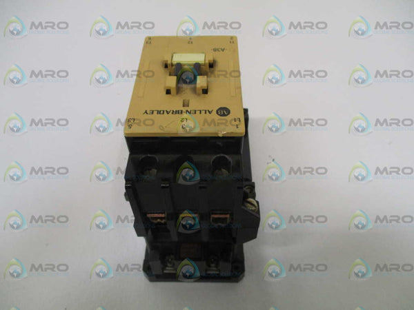 ALLEN BRADLEY 100-A38ND3 SER. C CONTACTOR 110/120V  UNMP