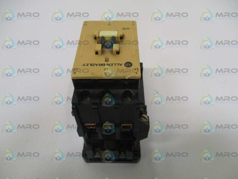 ALLEN BRADLEY 100-A38ND3 SER. C CONTACTOR 110/120V  UNMP