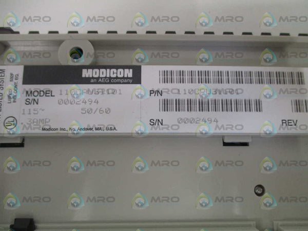 AEG MODICON 110CPU31101 AC POWER SUPPLY  NSMP