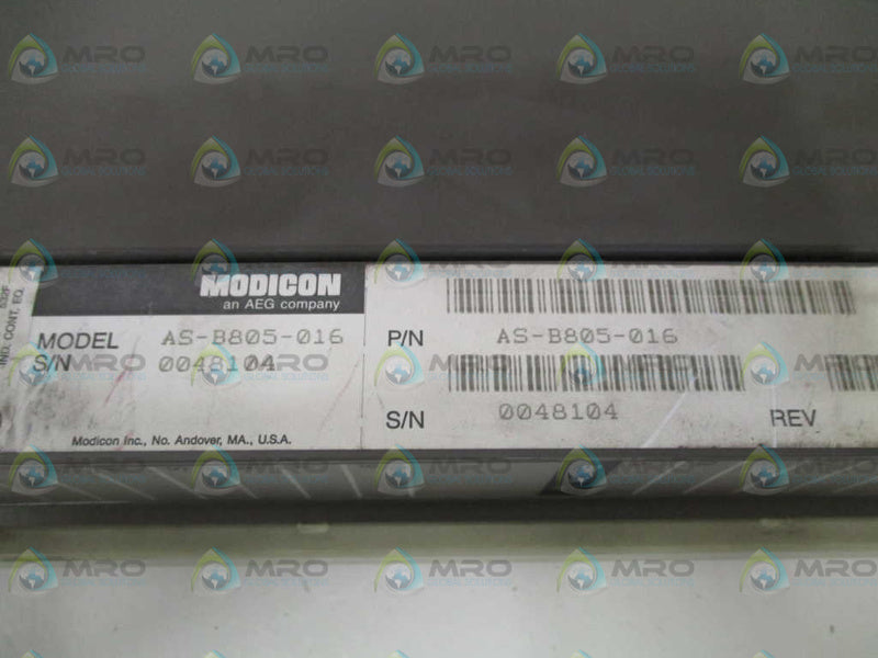 AEG MODICON AS-B805-016 INPUT MODULE UNMP