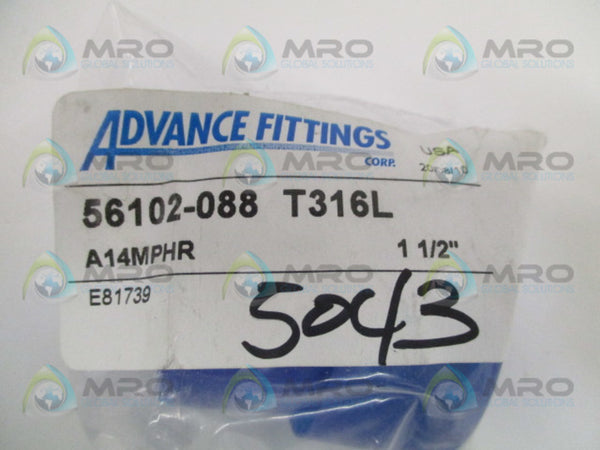 ADVANCE FITTINGS 56102-088  FITTING 1-1/2"  NSMP