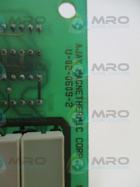 AJAX MAGNETHERMIC 72011A01 FRONT PANEL INTERFACE BOARD  UNMP