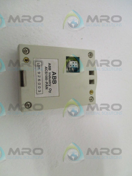 ABB ACS100-PAN KEYPAD DIGITAL PROGRAMMER DISPLAY UNMP