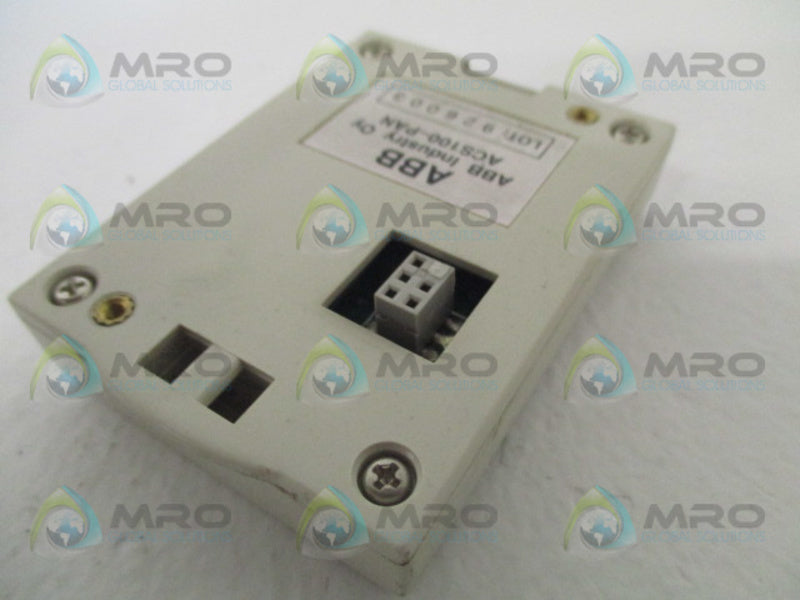 ABB ACS100-PAN KEYPAD DIGITAL PROGRAMMER DISPLAY UNMP
