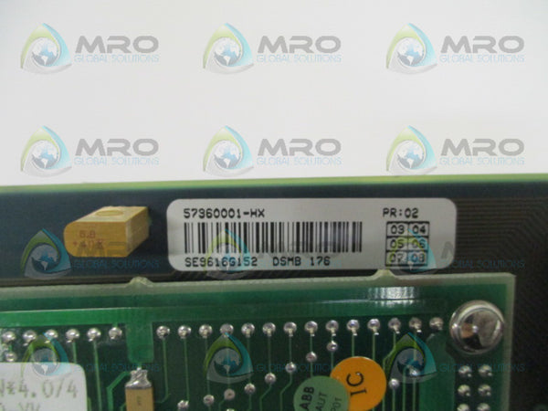 ABB DSMB176 57360001-HX PROM EXPANSION BOARD MODULE (AS PICTURED)  UNMP