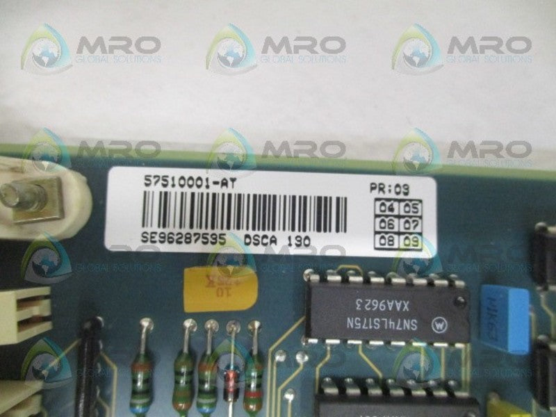 ABB DSCA130 57510001-AT BOARD MODULE  UNMP