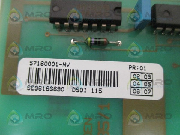 ABB DSDI115 57160001-NV DIGITAL INPUT MODULE (AS PICTURED)  UNMP