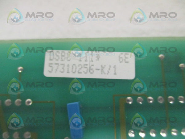 ABB DSBC111 57310256-K/1 BUS TERMINATION MODULE (AS PICTURED)  UNMP