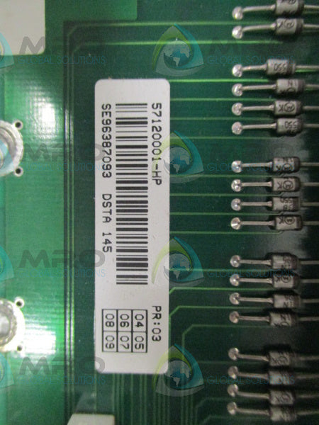 ABB DSTA145 57120001-HP BOARD CONNECTION UNIT  UNMP