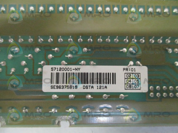 ABB DSTA121A 57120001-NY BOARD CONNECTION UNIT  UNMP