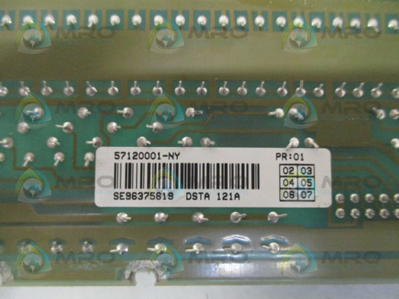 ABB DSTA121A 57120001-NY BOARD CONNECTION UNIT  UNMP