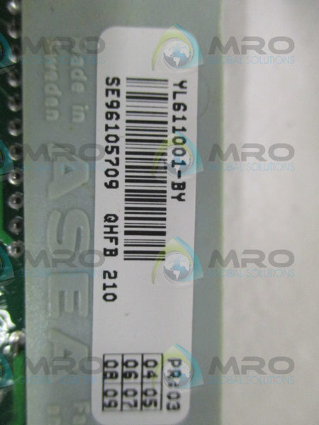 ABB QHFB210 YL611001-BY PC BOARD  UNMP