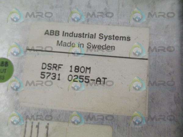 ABB DSRF180M 57310255-AT PLC CHASSIS MODULE 25-SLOT RACK  UNMP