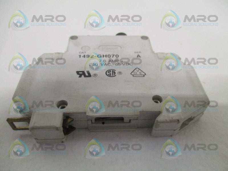 ALLEN BRADLEY 1492-GH070 SER. A CIRCUIT BREAKER 7A  UNMP