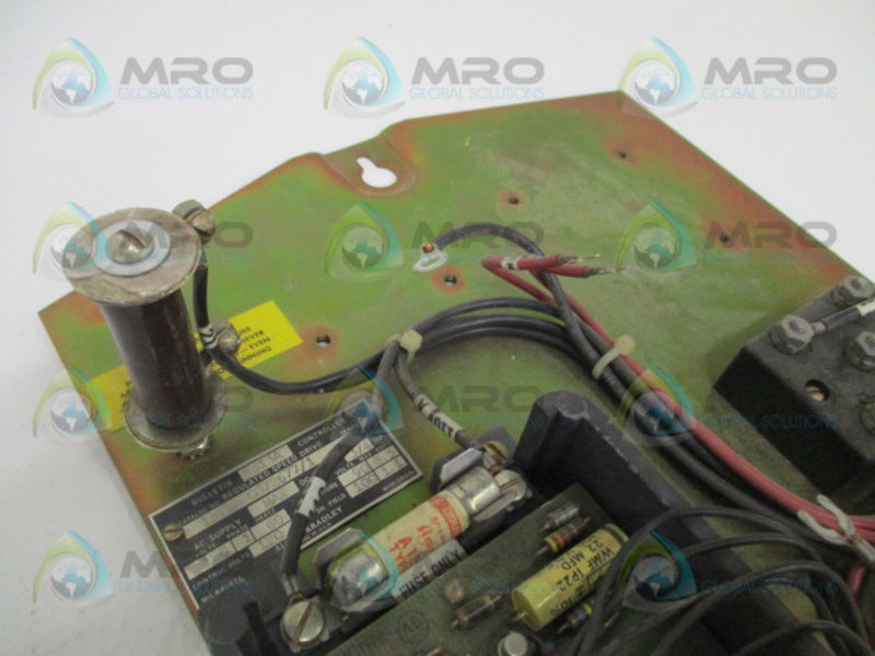 ALLEN BRADLEY 1313A-C872677/1 SER. A REGULATED SPEED DRIVE 3/4 HP  UNMP
