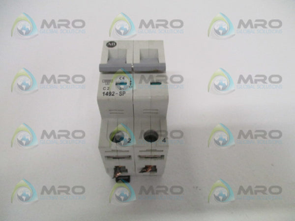 ALLEN BRADLEY 1492-SP2C020 SER. C CIRCUIT BREAKER 2A  UNMP