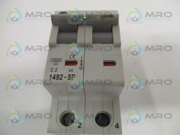 ALLEN BRADLEY 1492-SP2C020 SER. C CIRCUIT BREAKER 2A  UNMP